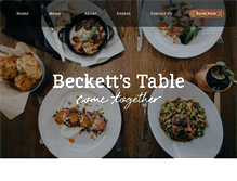 Tablet Screenshot of beckettstable.com